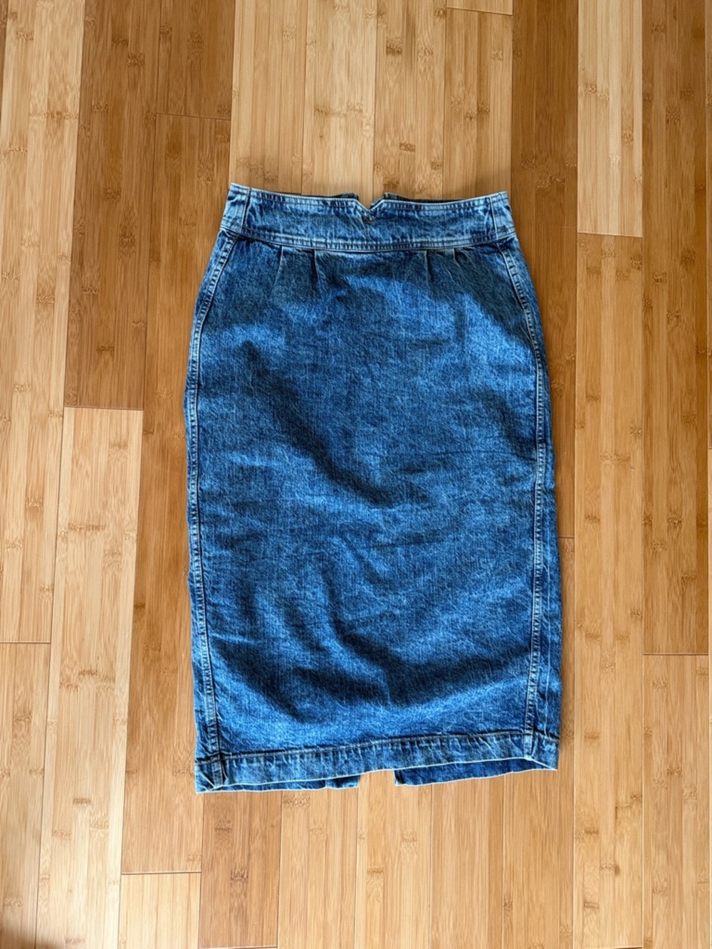GAP Blue Denim Pencil Skirt